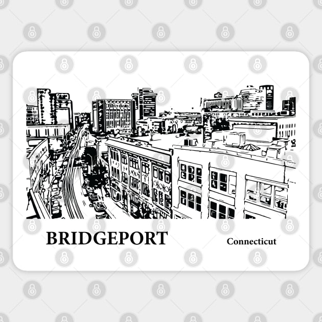 Bridgeport - Connecticut Sticker by Lakeric